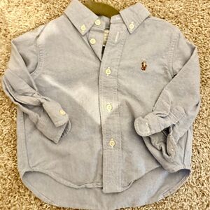Ralph Lauren Oxford Button Down Shirt - size 12m